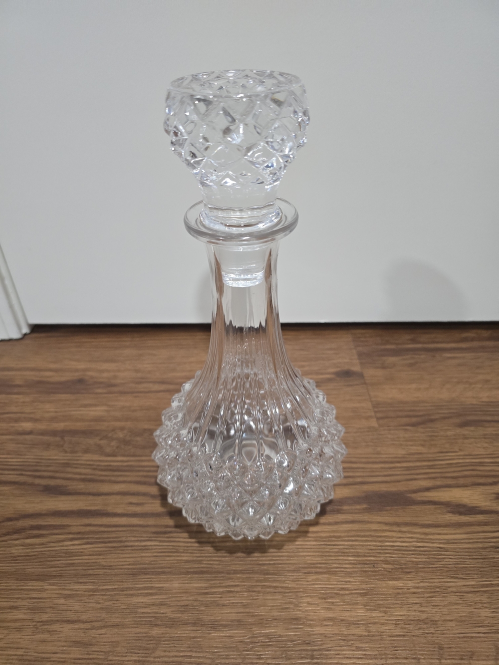 Vintage Cristal d'Arques France Longchamp Crystal Decanter & Stopper
